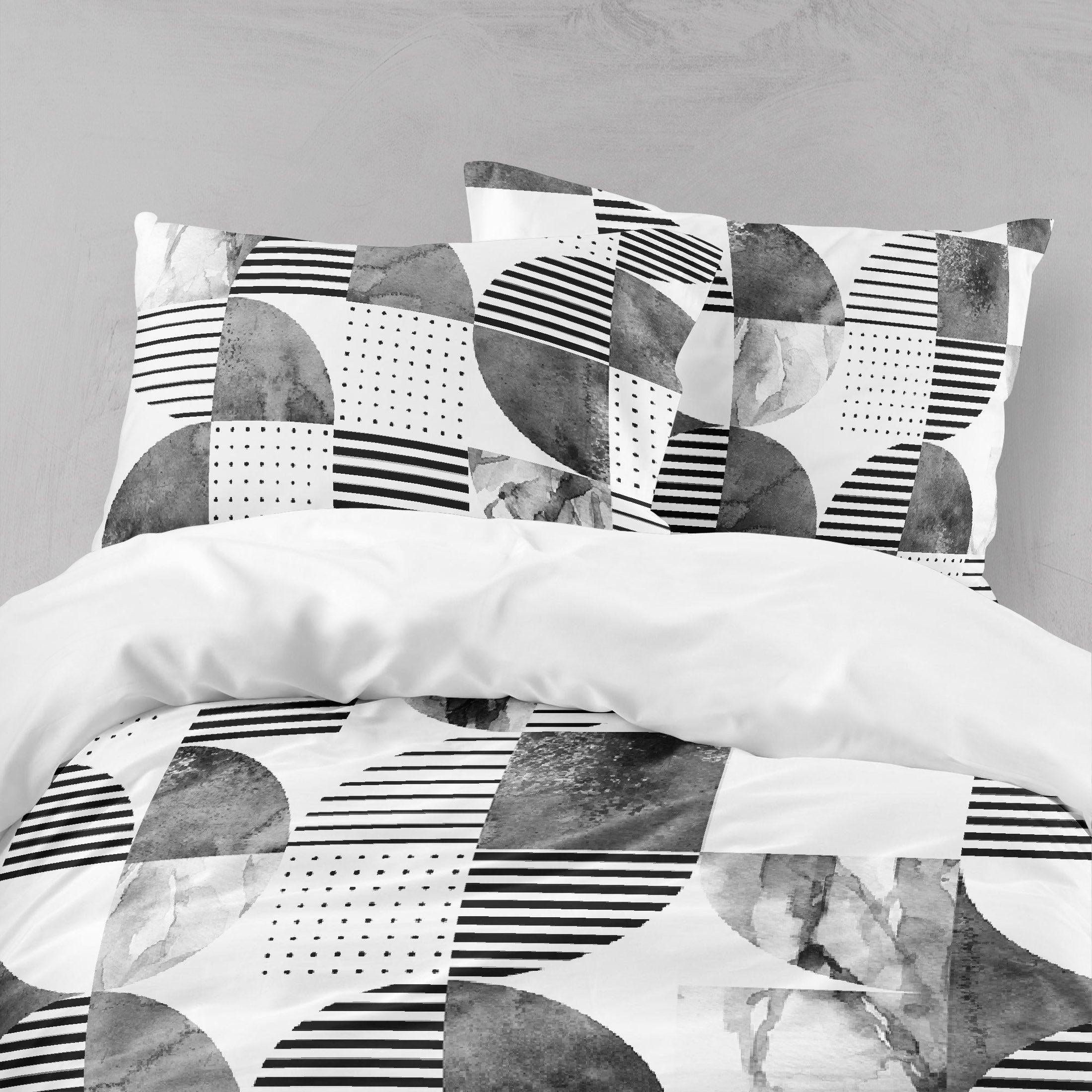 3D Abstract graphic Bedding Set Quilt Cover Quilt Duvet Cover ,Pillowcases Personalized  Bedding,Queen, King ,Full, Double 3 Pcs- Jess Art Decoration