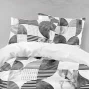 3D Abstract graphic Bedding Set Quilt Cover Quilt Duvet Cover ,Pillowcases Personalized  Bedding,Queen, King ,Full, Double 3 Pcs- Jess Art Decoration