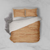 3D Clean, Wood grain Bedding Set Quilt Cover Quilt Duvet Cover ,Pillowcases Personalized  Bedding,Queen, King ,Full, Double 3 Pcs- Jess Art Decoration