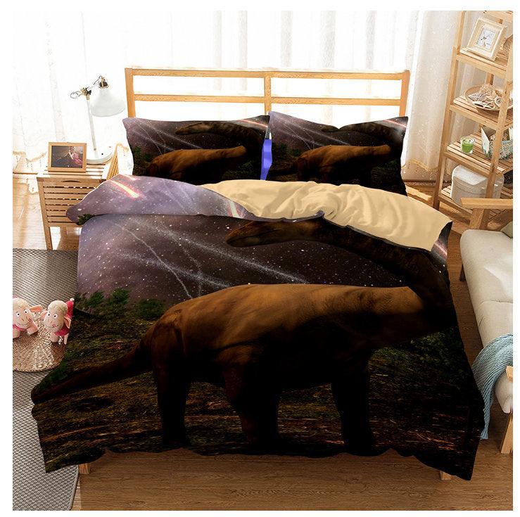3D Stars  Dinosaur  Quilt Cover Set Bedding Set Pillowcases- Jess Art Decoration