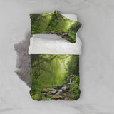 3D Mysterious, Jungle scenery Bedding Set Quilt Cover Quilt Duvet Cover ,Pillowcases Personalized  Bedding,Queen, King ,Full, Double 3 Pcs- Jess Art Decoration
