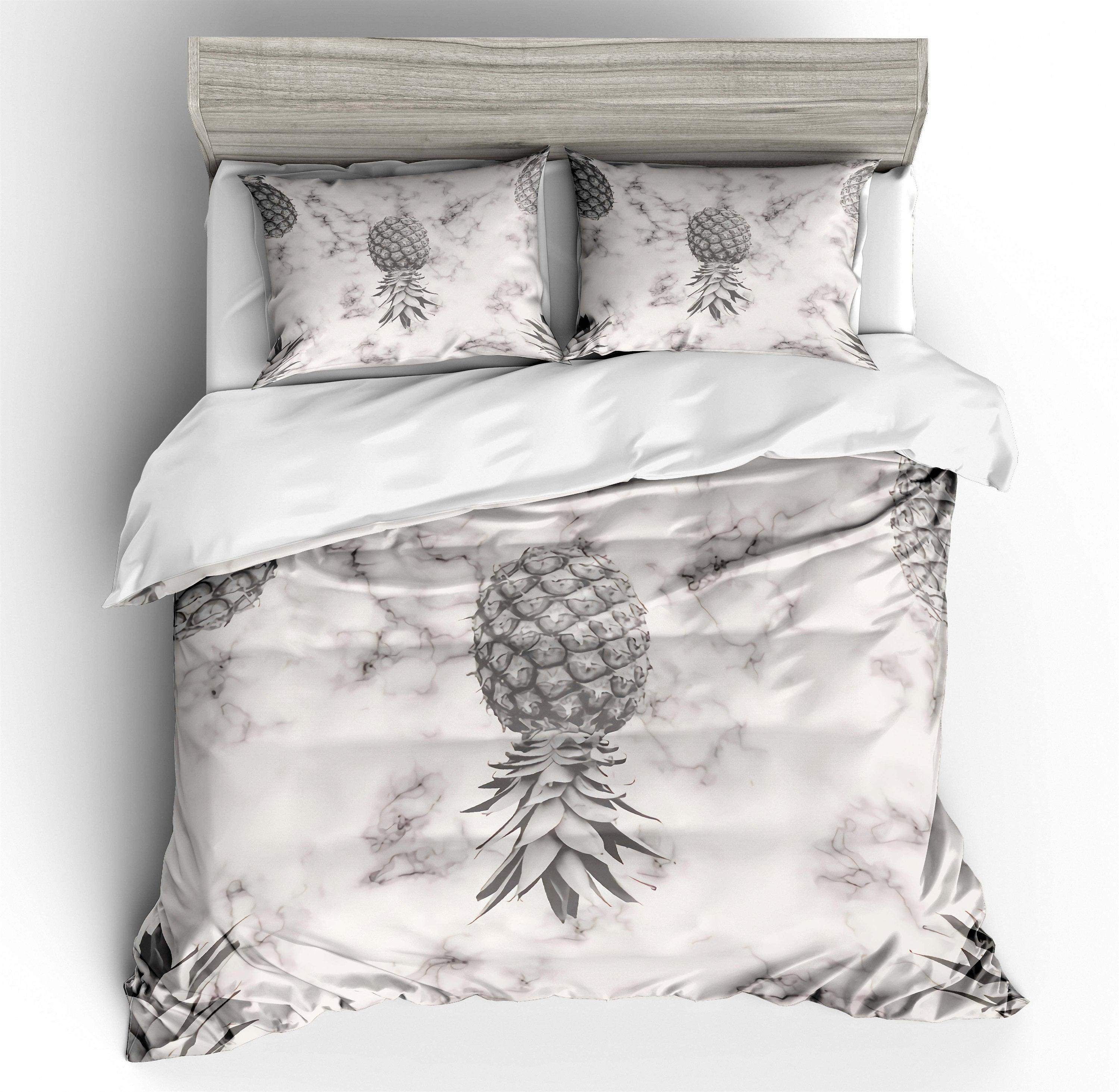 3D Pineapple  Marble texture  Quilt Cover Set Bedding Set Pillowcases- Jess Art Decoration