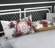 3D White Dreamcatcher butterfly  Quilt Cover Set Bedding Set Pillowcases- Jess Art Decoration