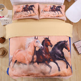 3D Gollop Horse  Quilt Cover Set Bedding Set Pillowcases- Jess Art Decoration