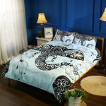 3D Bohemian Mandalas Elephant Bedding Set Quilt Duvet Cover ,Pillowcases Personalized Bedding,Queen, King ,Full, Double 3 Pcs- Jess Art Decoration