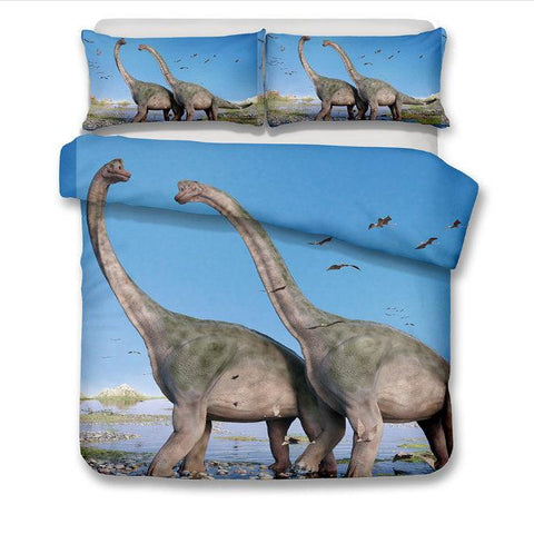 3D Realistic  Dinosaur  Quilt Cover Set Bedding Set Pillowcases- Jess Art Decoration