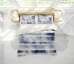 3D Blue  Vintage  Stripe  Quilt Cover Set Bedding Set Pillowcases- Jess Art Decoration