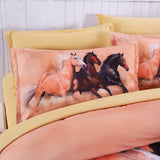 3D Gollop Horse  Quilt Cover Set Bedding Set Pillowcases- Jess Art Decoration