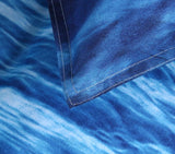 3D Blue Waves Sea Bedding Set Quilt Cover Quilt Duvet Cover ,Pillowcases Personalized  Bedding,Queen, King ,Full, Double 3 Pcs- Jess Art Decoration