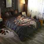 3D National Style Wolf Bedding Set Quilt Cover Quilt Duvet Cover ,Pillowcases Personalized  Bedding,Queen, King ,Full, Double 3 Pcs- Jess Art Decoration