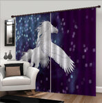 3D Flying Unicorn C100 Blockout Photo Curtain Print Curtains Drapes Fabric Window | 3D Large Photo Curtain, Jess Art Decoration Wallpaper- Jess Art Decoration