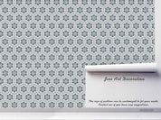 3D Vintage Blue Floral Pattern Wall Mural Wallpaper LXL- Jess Art Decoration