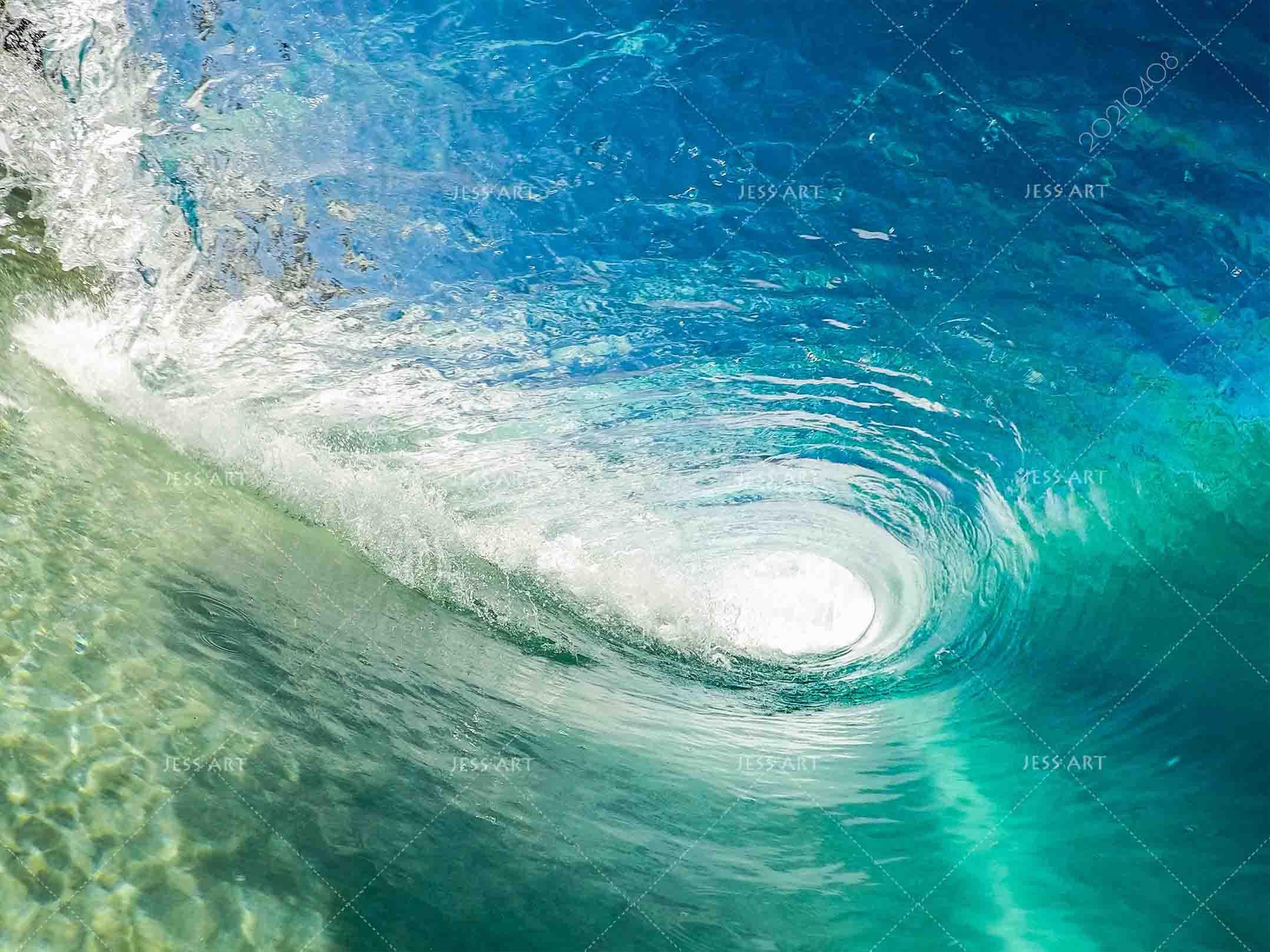 3D Sea Wave Landscape Wall Mural Wallpaper LQH 586- Jess Art Decoration