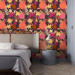 3D Orange Chrysanthemum Wall Mural Wallpaper 30- Jess Art Decoration