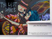 3D Hand Painting Retro Dancers Wall Mural Wallpaper B86- Jess Art Decoration