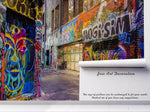 3D City Street Graffiti Wall Mural Wallpaper B95- Jess Art Decoration