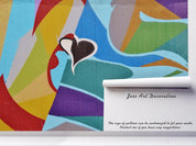 3D Abstract Colorful Graffiti Wall Mural Wallpaper 185- Jess Art Decoration