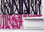 3D Abstract Logo Graffiti Wall Mural Wallpaper B103- Jess Art Decoration