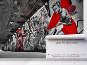 3D Hand Paint Waitress Wall Mural Wallpaper 166- Jess Art Decoration