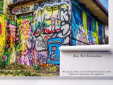 3D City Street Abstract Graffiti Wall Mural Wallpaper 123- Jess Art Decoration