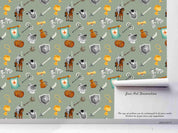3D Army Soldier Supplies Wall Mural Wallpaper LQH 383- Jess Art Decoration