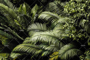 3D Tropical Plants Green Wall Mural Wallpaper SWW190- Jess Art Decoration