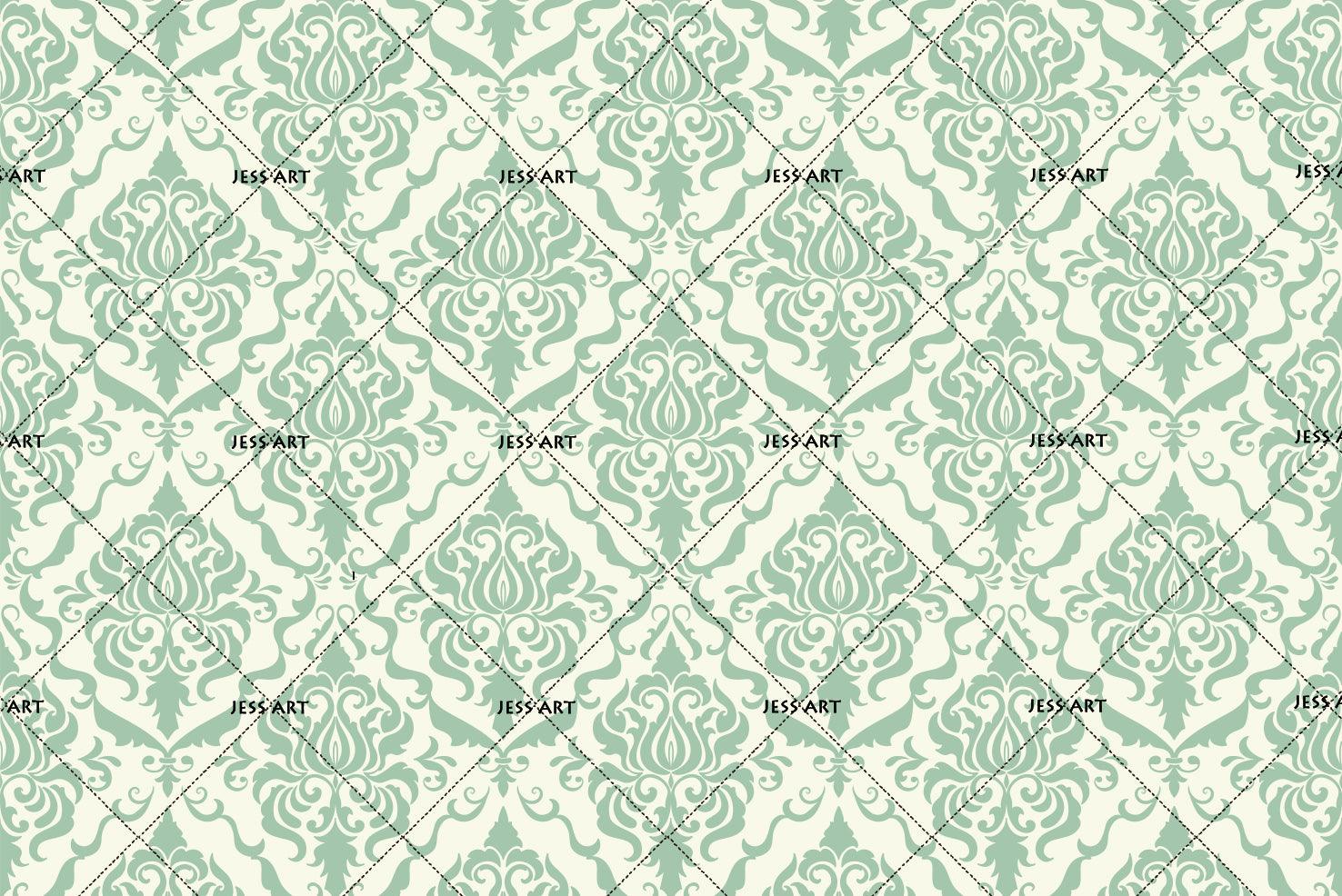 3D Green Pattern Wall Mural Wallpaper 23- Jess Art Decoration