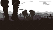 3D Hand Drawn Military Illustration Wall Mural Wallpaper LQH 399- Jess Art Decoration