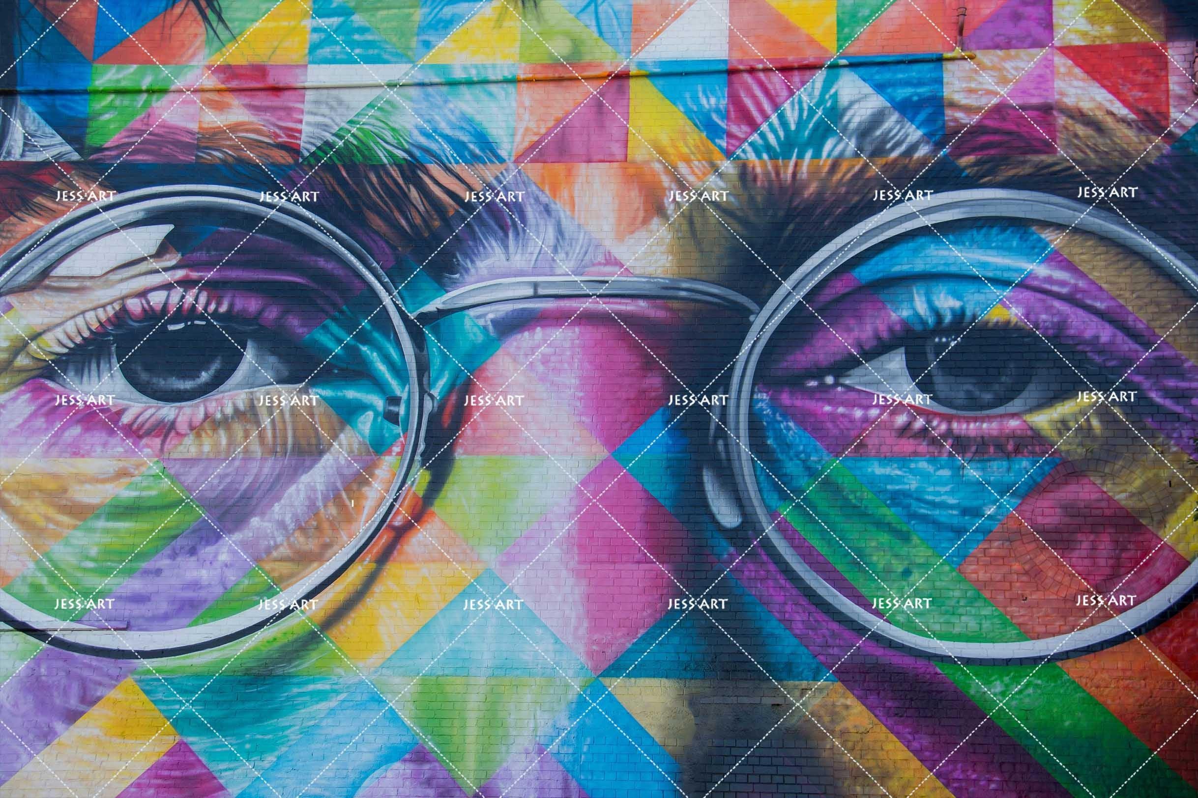 3D Hand Painted Eyes Wall Mural Wallpaper 31- Jess Art Decoration