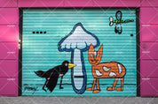 3D Cartoon Animal Mushroom Wall Mural Wallpaper 26- Jess Art Decoration