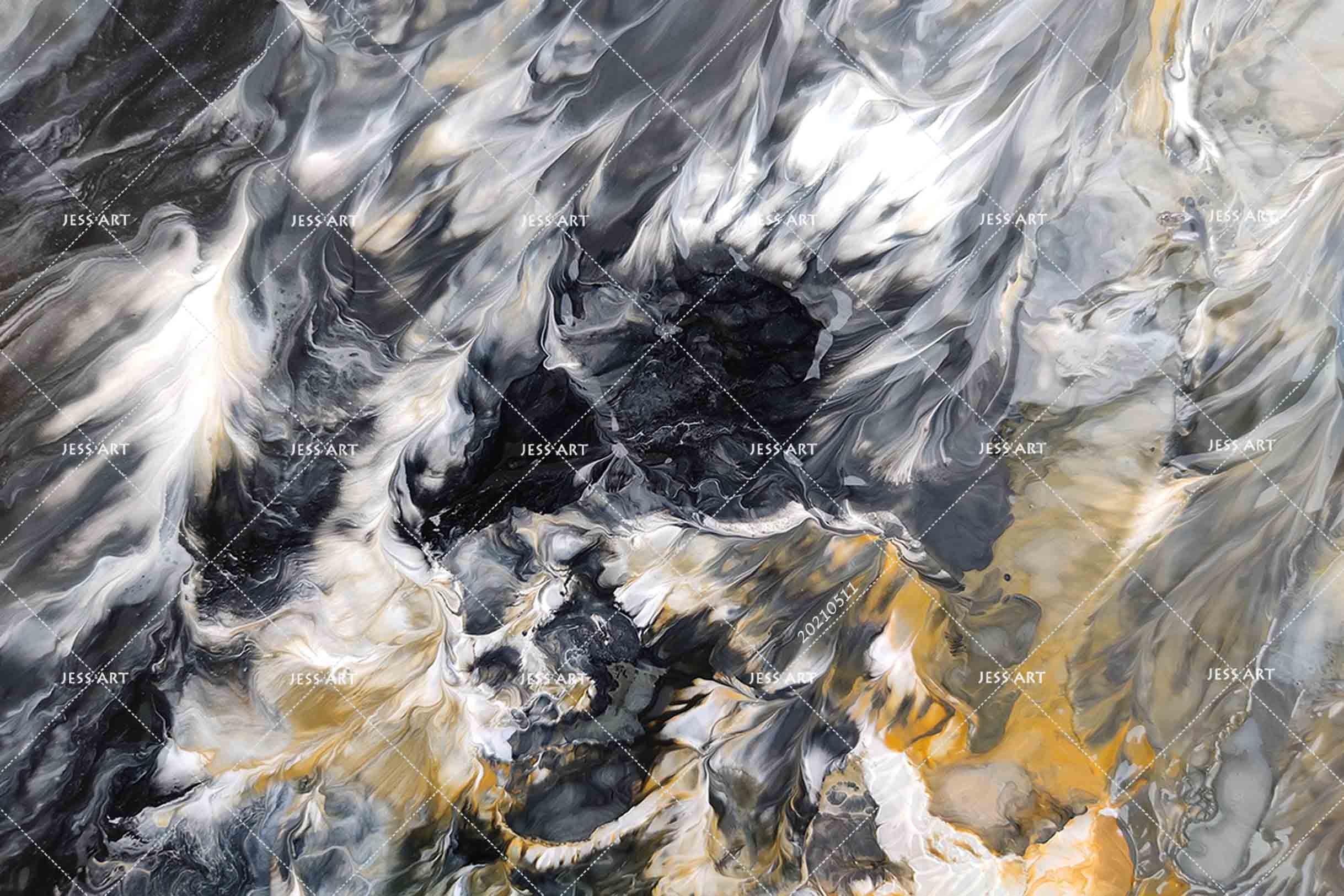 3D Abstract Marble Texture Wall Mural Wallpaper LQH 134- Jess Art Decoration