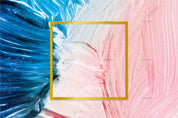 3D Abstract Painting Texture Brush Blue Pink White Wall Mural Wallpaper SWW690- Jess Art Decoration