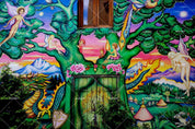 3D Abstract Colored Street Graffiti Wall Mural Wallpaper LQH 207- Jess Art Decoration