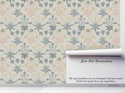 3D Hand Drawn Floral Leaf Pattern Wall Mural Wallpaper LQH 55- Jess Art Decoration