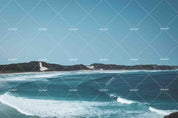 3D Mountain Sea Beach Wall Mural Wallpaper LQH 31- Jess Art Decoration