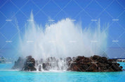 3D Sky Sea Wave Rock Wall Mural Wallpaper LQH 286- Jess Art Decoration