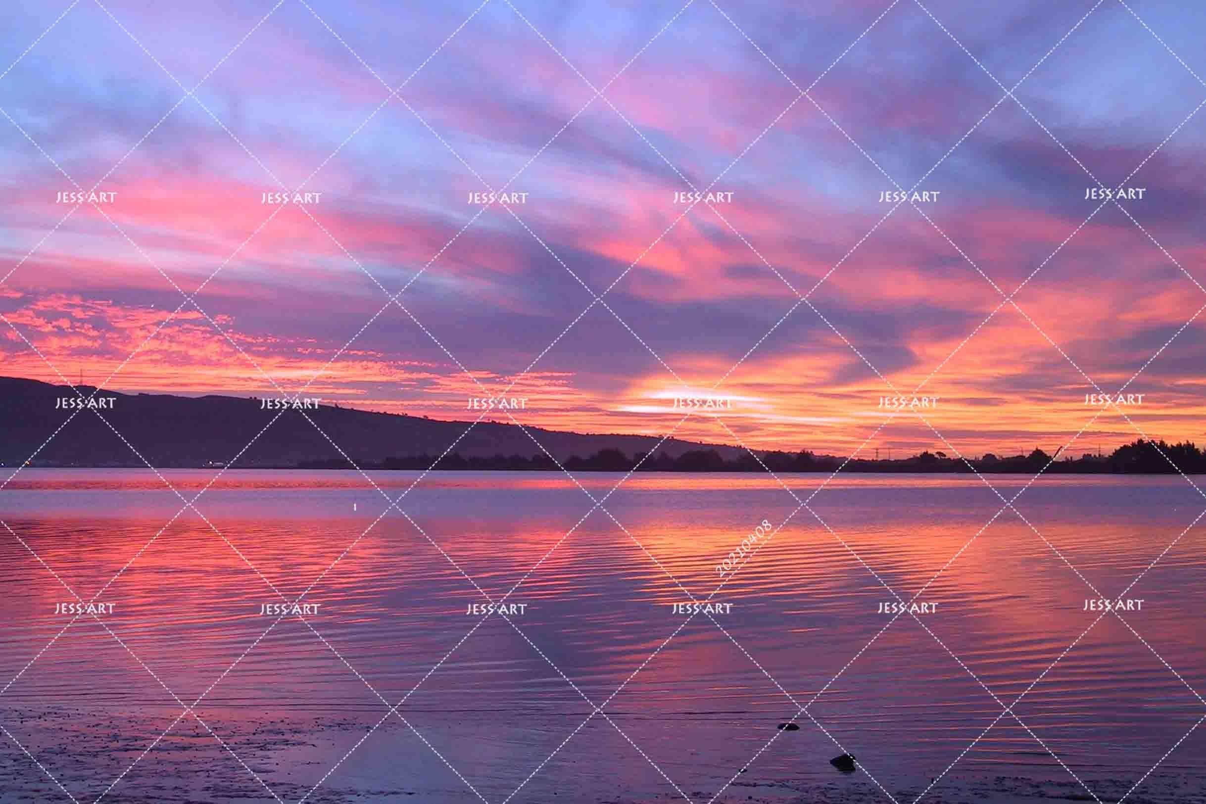 3D Sunset Sky Sea Landscape Wall Mural Wallpaper LQH 58- Jess Art Decoration