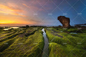 3D Sunset Sky Natural Scenery Wall Mural Wallpaper LQH 203- Jess Art Decoration