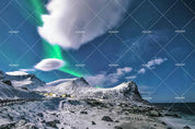 3D Blue Sky Mountain Nature Landscape Wall Mural Wallpaper LQH 112- Jess Art Decoration