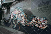3D  Abstract  Hand-painted Dinosaur Skeleton Wall Mural Wallpaper SWW1014- Jess Art Decoration