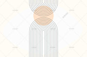 3D Arches Linear Print Wall Mural Wallpaper SWW544- Jess Art Decoration