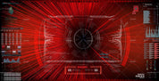 3D Abstract Red Futuristic Hud Screen Interface Wall Mural Wallpaper LXL- Jess Art Decoration