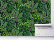 3D Vintage Tropics Plant Palm Pattern Seamless Wall Mural Wallpaper SWW2501- Jess Art Decoration