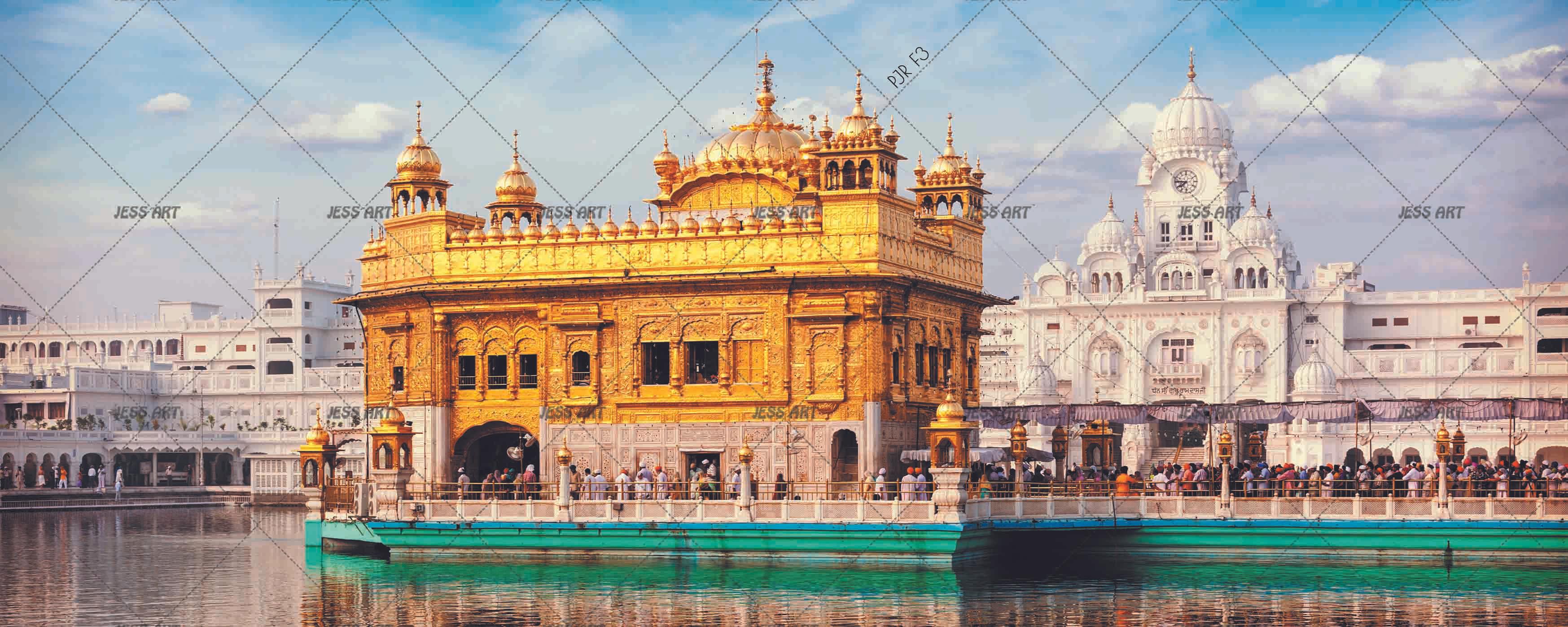 3D Golden Temple Architecture Wall Mural Wallpaper LXL 811- Jess Art Decoration