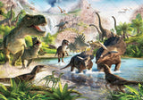 3D Animal Dinosaur World Tree Wall Mural Wallpaper WJ 2000- Jess Art Decoration
