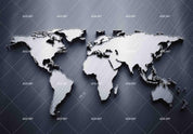 3D World Map Wall Mural Wallpaper WJ 5187- Jess Art Decoration