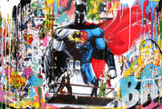 3D Graffiti Hero graffiti superhero character mural wall mural wallpaper for teen room - view 4