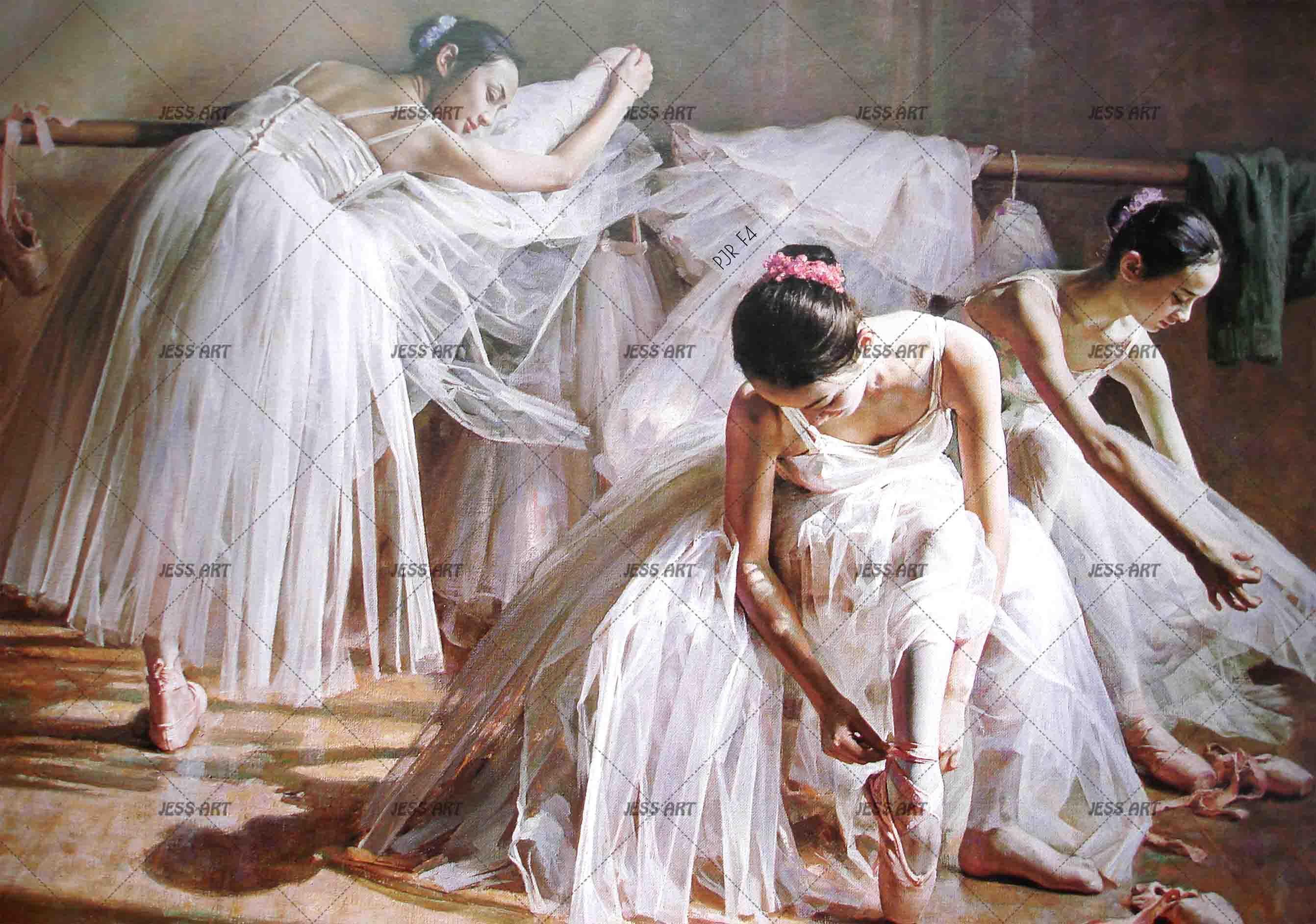 3D Dancing Girl Ballet ballet dancer mural wall mural wallpaper for bedroom - view 5
