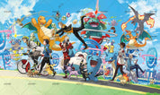 3D Animal Dragon Cartoon cartoon animal dragon mural wall mural wallpaper for playroom - view 5