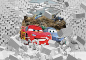 3D Cartoon Toy Car Story Wall Mural Wallpaper WJ 6674- Jess Art Decoration